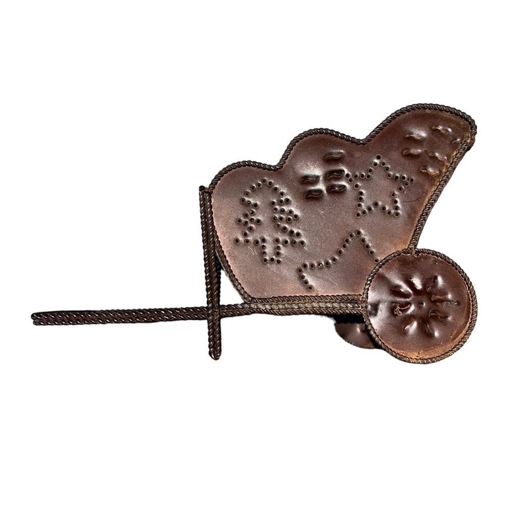 Vtg Christmas Decoration Holiday
Elegance Brown Metal Sleigh - Picture 3 of 7